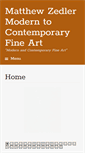 Mobile Screenshot of matthewzedlerfineart.com